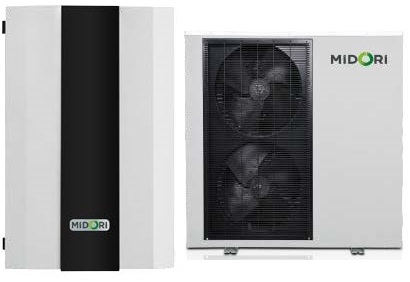 Midori 9 kw split inverter ısı pompası